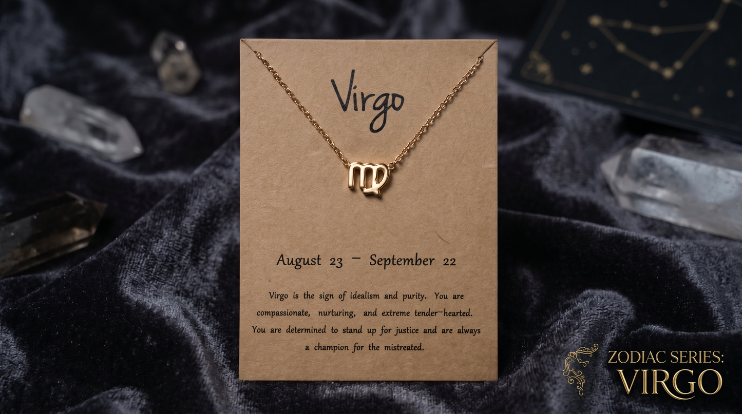 Virgo Press-On Nails Set | 30pcs Zodiac Nail Art – Slay Nails Gift Set
