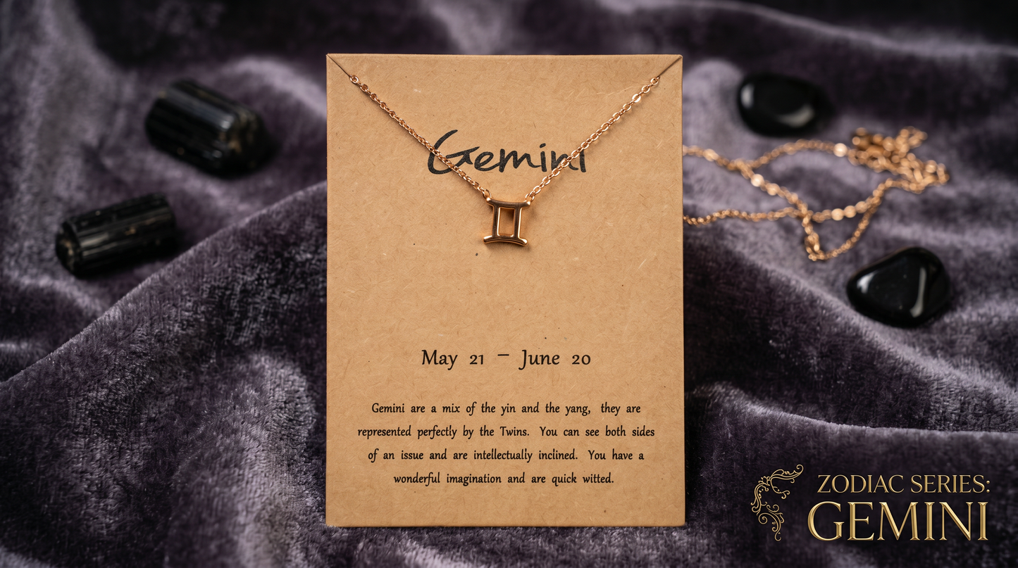 Gemini Press-On Nails Set | 30pcs Zodiac Nail Art – Slay Nails Gift Set