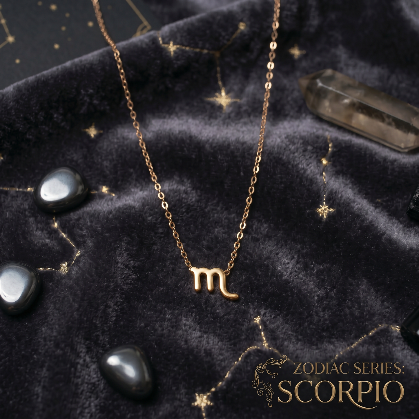Scorpio Press-On Nails Set | 30pcs Zodiac Nail Art – Slay Nails Gift Set
