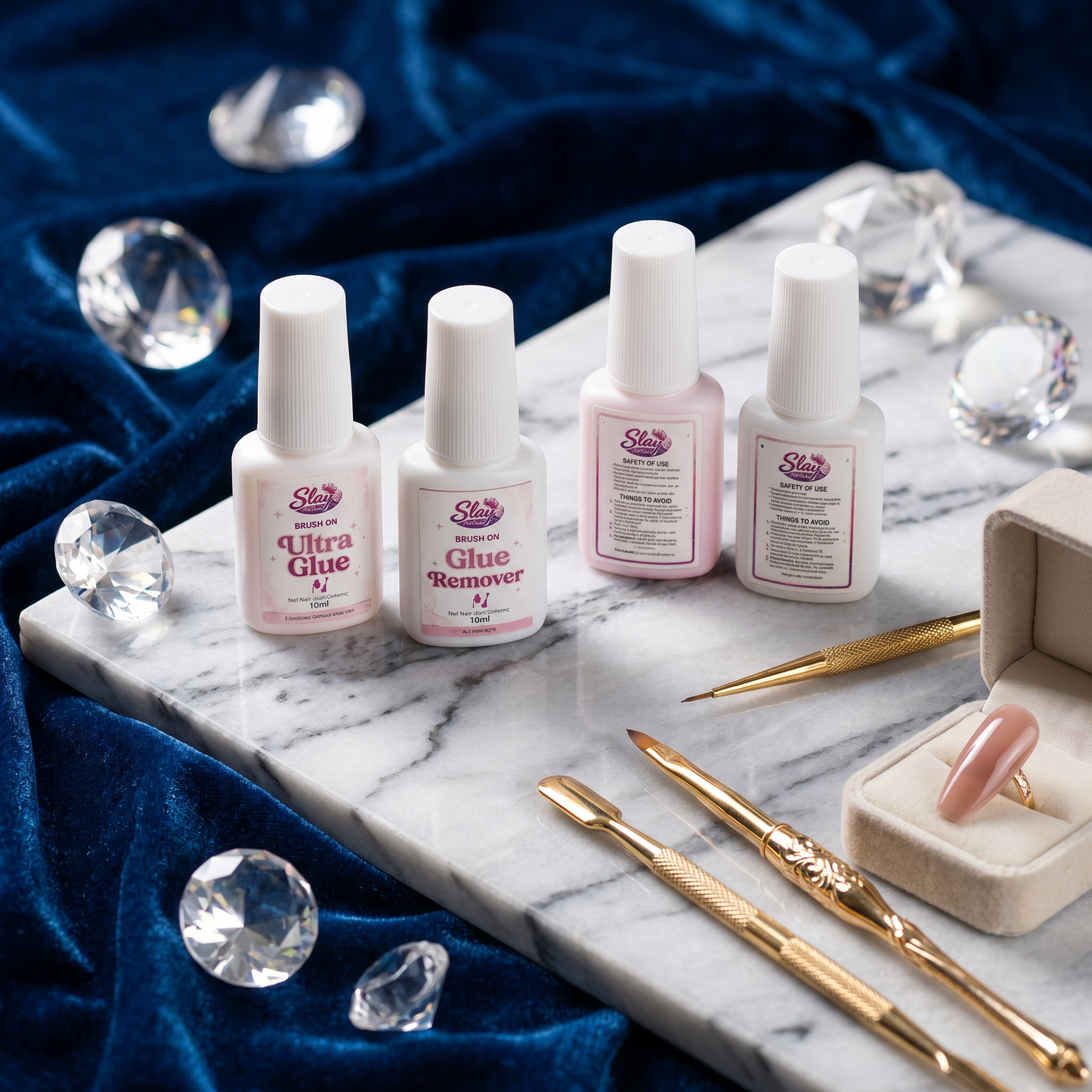 Slay Press-On Nails Glue & Remover Gift Set