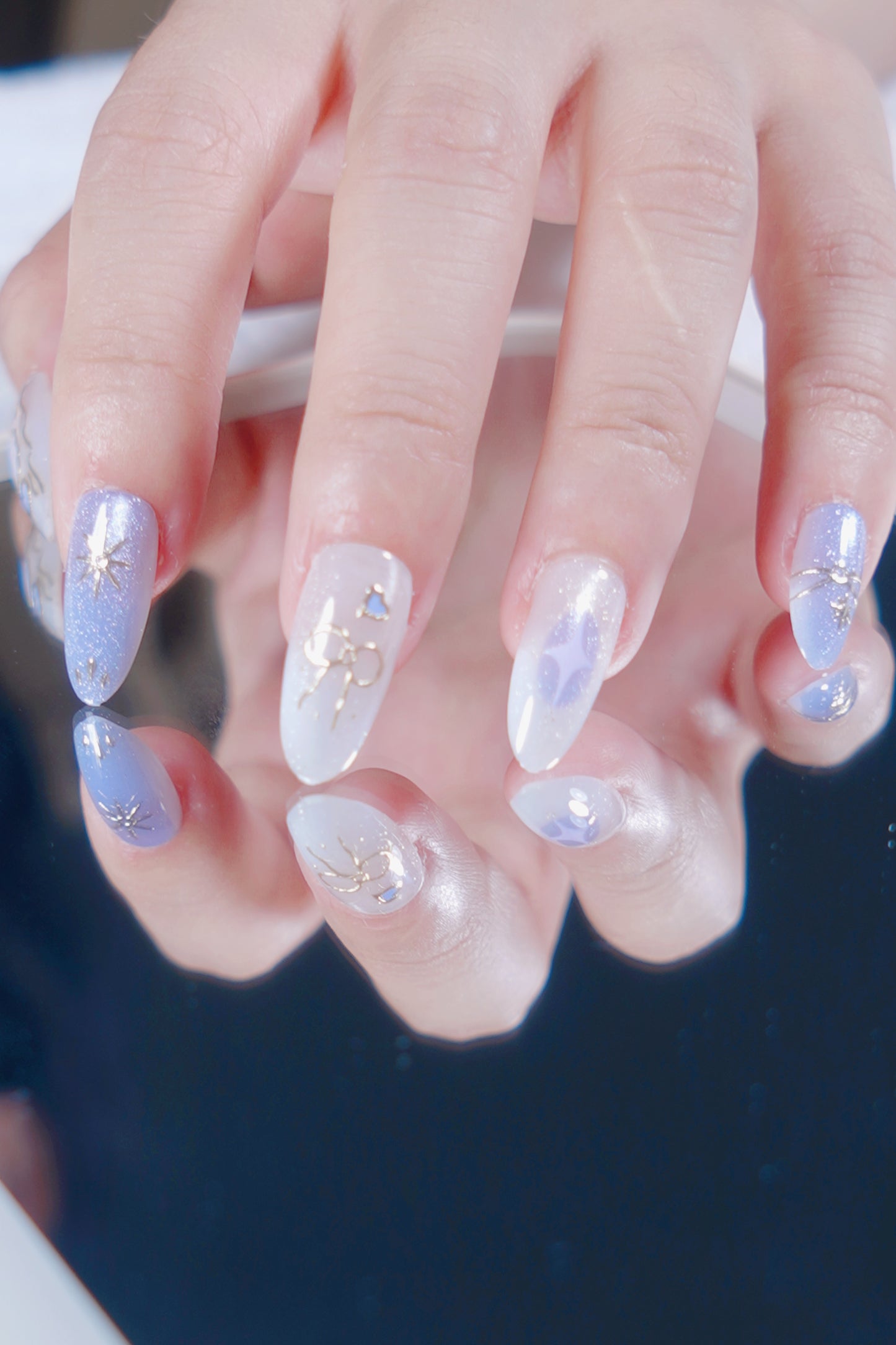 Virgo Press-On Nails Set | 30pcs Zodiac Nail Art – Slay Nails Gift Set