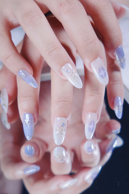Virgo Press-On Nails Set | 30pcs Zodiac Nail Art – Slay Nails Gift Set