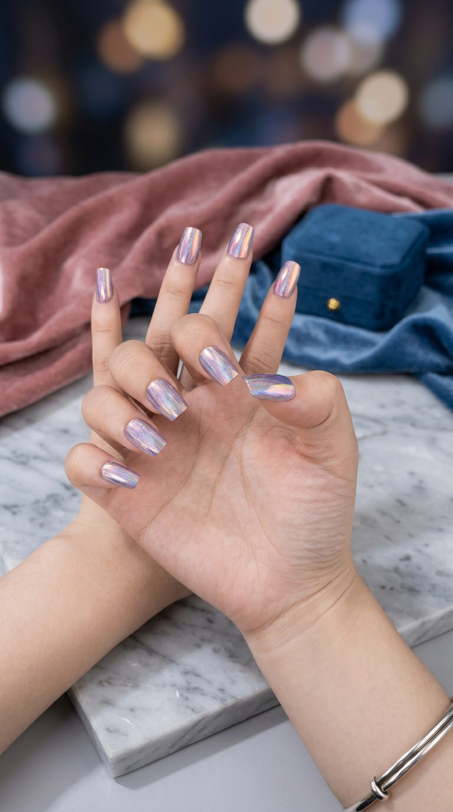 Aurora Purple Press-On Nails Set | 30pcs – Slay Nails Gift Set