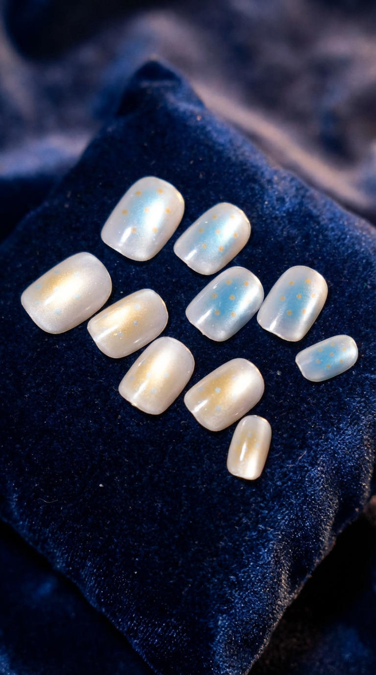 Gemini Press-On Nails Set | 30pcs Zodiac Nail Art – Slay Nails Gift Set
