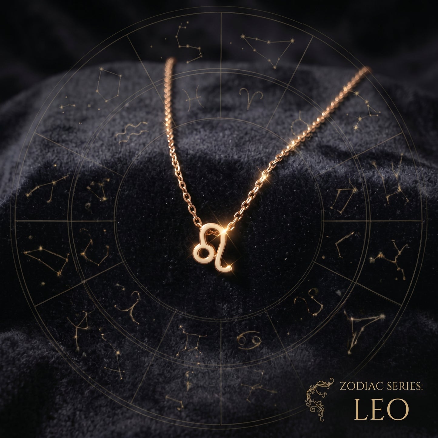 Leo Press-On Nails Set | 30pcs Zodiac Nail Art – Slay Nails Gift Set