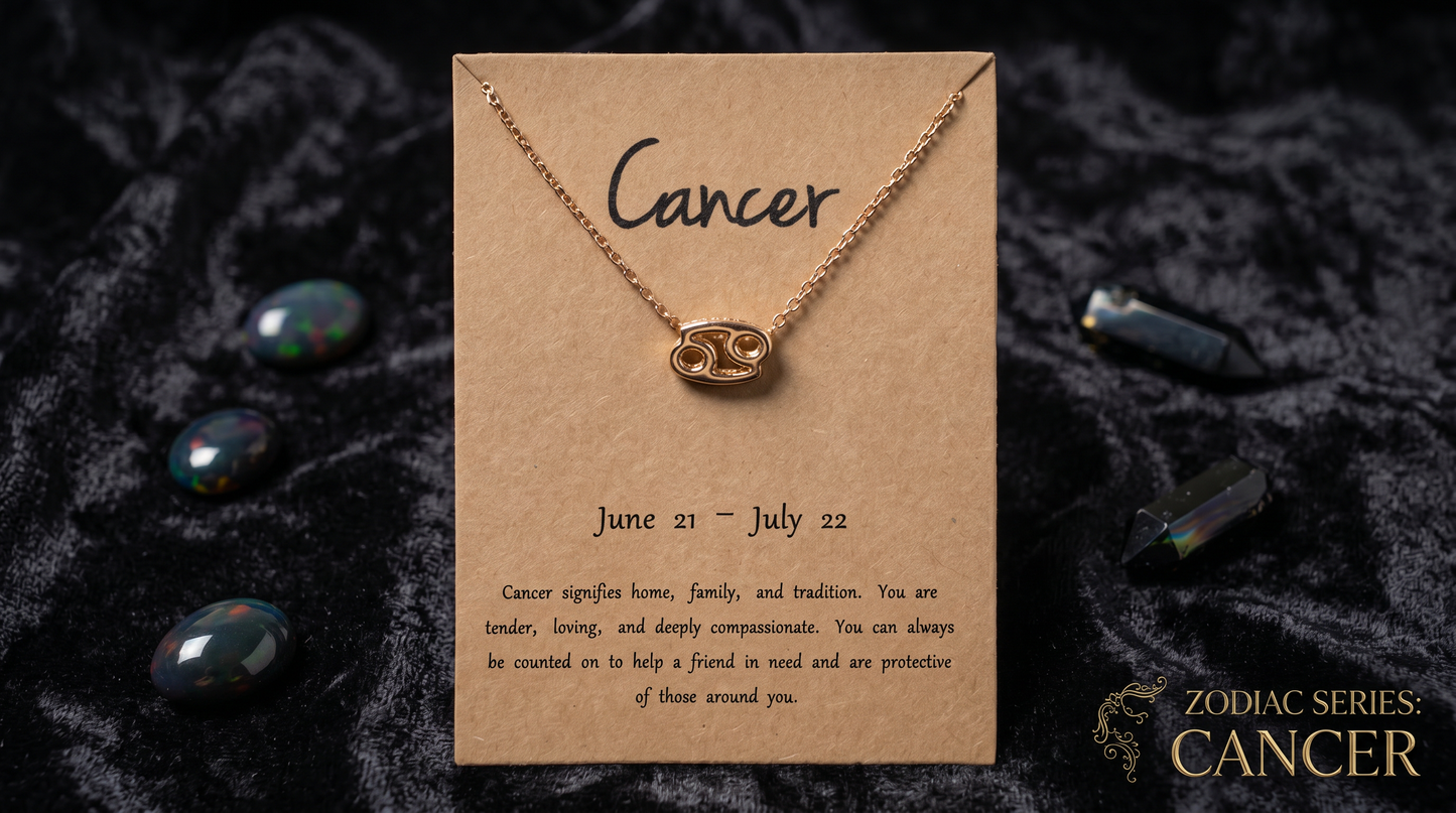 Cancer Press-On Nails Set | 30pcs Zodiac Nail Art – Slay Nails Gift Set