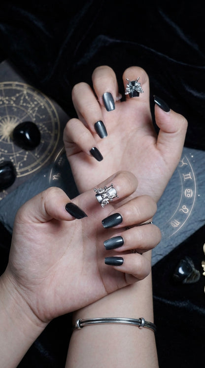 Capricorn Press-On Nails Set | 30pcs Zodiac Nail Art – Slay Nails Gift Set