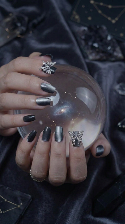 Capricorn Press-On Nails Set | 30pcs Zodiac Nail Art – Slay Nails Gift Set