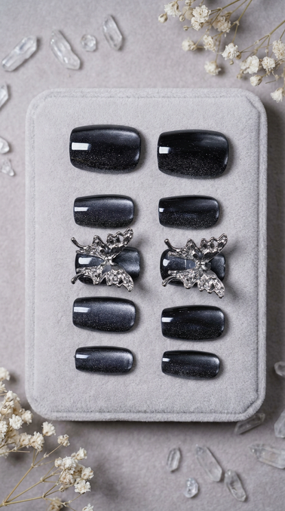 Capricorn Press-On Nails Set | 30pcs Zodiac Nail Art – Slay Nails Gift Set