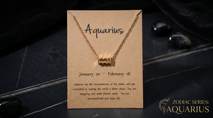 Aquarius Press-On Nails Set | 30pcs Zodiac Art – Slay Nails Gift Set
