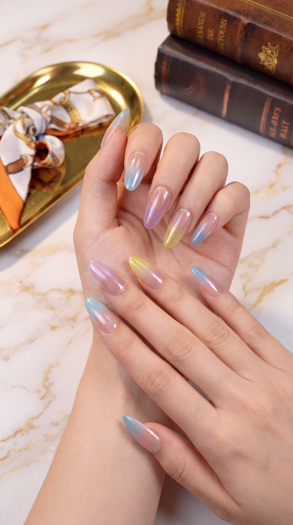 Libra Press-On Nails Set | 30pcs Reusable Zodiac Nail Set
