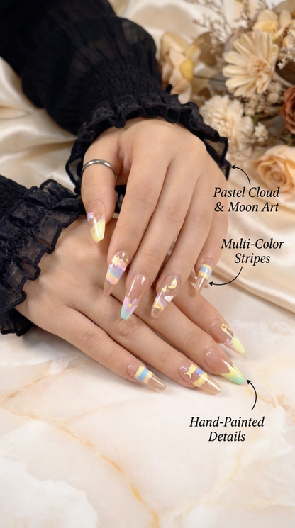 Taurus Press-On Nails Set | 30pcs Reusable Zodiac Nail Set